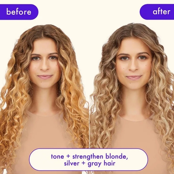 Amika Bust Your Brass Blonde  Strength Repair Shampoo. - Picture 2 of 5